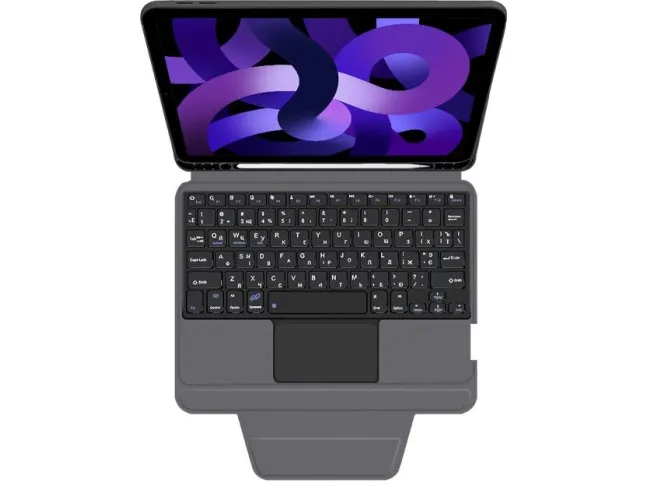 Обкладинка-клавіатура для планшету AIRON Premium для Apple iPad Air (4th-5th gen) 10.9" Dark Grey (4822352781094)