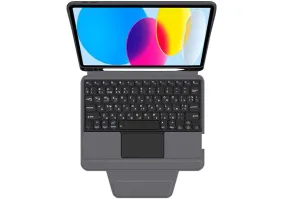 Обложка -клавиатура для планшета AIRON Premium для Apple iPad 10.9" 2022 (10th gen) Dark Grey (4822352781095)