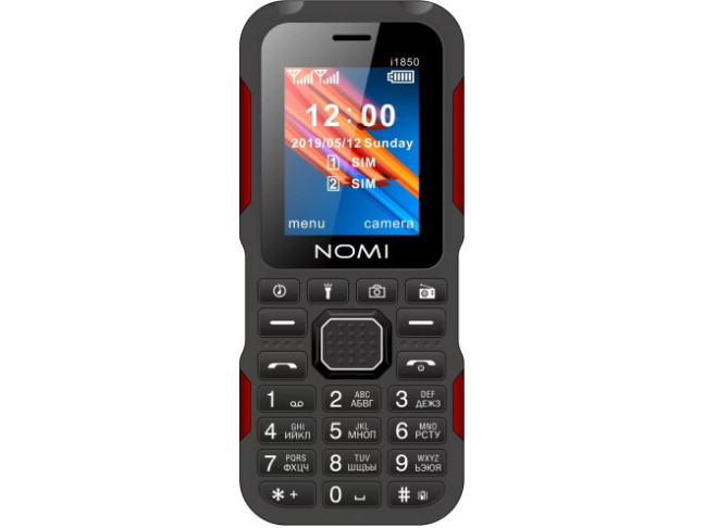 Мобільний телефон Nomi i1850 Black-red