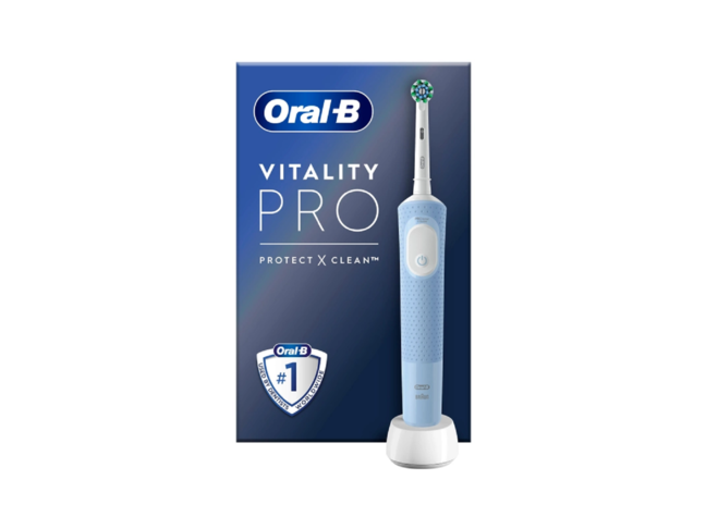 Електрична зубна щітка Braun Oral-B Vitality D103.413.3 PRO Protect X Clean Vapor Blue