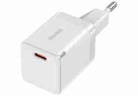 Сетевое зарядное устройство BASEUS GaN3 Fast Charger Type-C 30W White (CCGN010102)