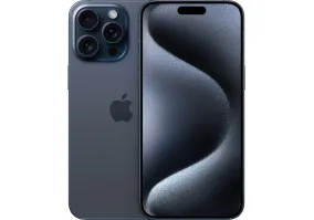 Смартфон Apple iPhone 15 Pro 256GB Dual SIM Blue Titanium (MTQC3)