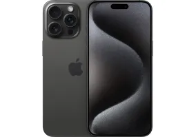 Смартфон Apple iPhone 15 Pro 256GB Dual SIM Black Titanium (MTQ83)
