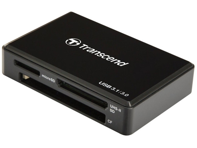 Мультипортовий адаптер Transcend USB 3.1 RDF9K UHS-II Black R260/W190MB/s (TS-RDF9K2)