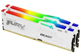 Память для настольных компьютеров Kingston Fury Beast RGB White (KF556C40BWAK2-64)