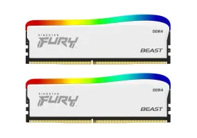Память для настольных компьютеров Kingston FURY 32 GB (2x16GB) DDR4 3600 MHz Beast RGB Special Edition White (KF436C18BWAK2/32)