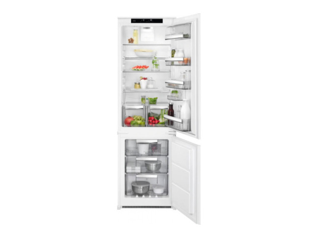 Холодильник з морозильною камерою  AEG SCR818E7TS