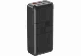 Зовнішній акумулятор (павербанк) XO PR189 2USB+Type-C QC&PD3.0 22.5W 30000mAh Black