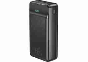 Зовнішній акумулятор (павербанк) XO Power Bank PR201 2USB+Type-C PD&QC3.0 65W 30000mAh Black