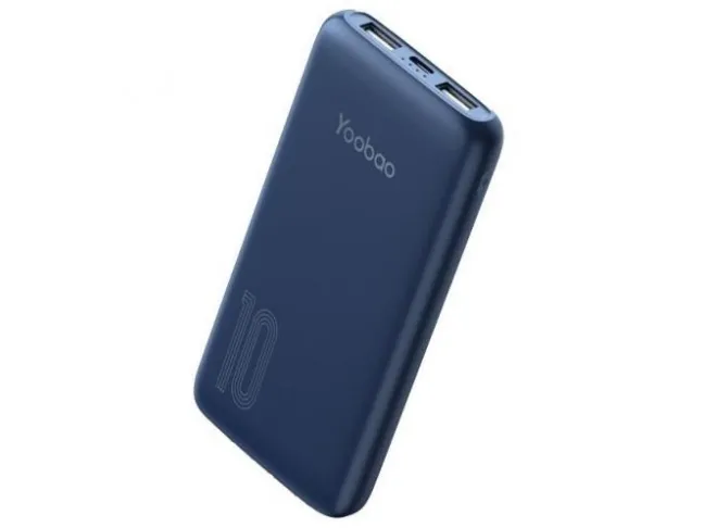 Зовнішній акумулятор (павербанк) Yoobao 1D 10000mAh 22.5W Blue