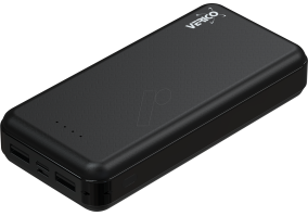 Зовнішній акумулятор (павербанк) Verico 20000mAh  Power Guard XL Black (4PW-PLJBK1-NN)