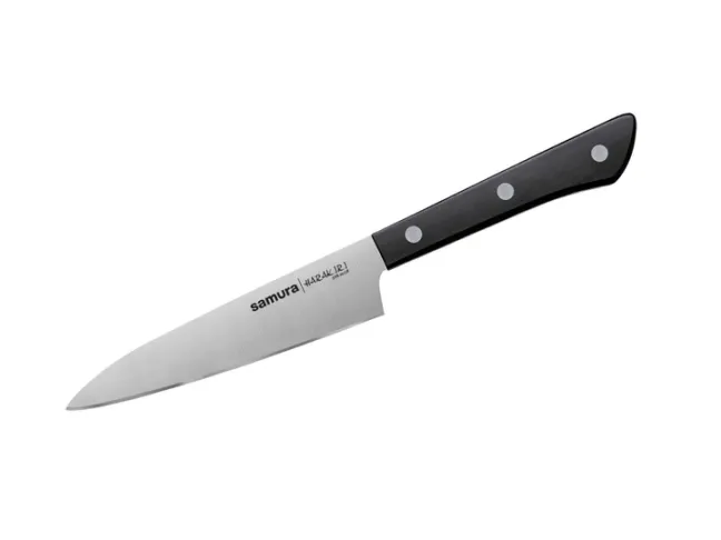 Кухонный нож SAMURA Harakiri універсальний 120 мм Black (SHR-0021B)