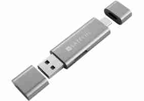 Картридер Satechi Aluminum Type-C USB 3.0 and Micro/SD Card Reader