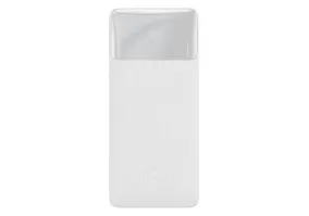 Зовнішній акумулятор (павербанк) BASEUS Bipow Digital Display Powerbank 15W 30000mAh White (PPBD050202)