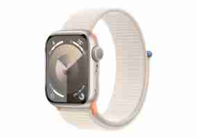 Смарт-годинник Apple Watch Series 9 GPS 45mm Starlight Aluminum Case w. Starlight Sport Loop (MR983)
