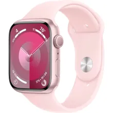 Смарт-часы Apple Watch Series 9 GPS 45mm Pink Aluminum Case w. Light Pink S. Band - S/M (MR9G3)