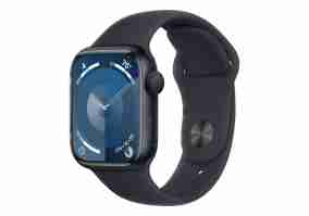 Смарт-часы Apple Watch Series 9 GPS + Cellular 45mm Midnight Alu. Case w. Midnight S. Band - M/L (MRMD3)
