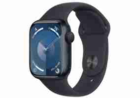 Смарт-часы Apple Watch Series 9 GPS 45mm Midnight Aluminum Case w. Midnight Sport Band - S/M (MR993)