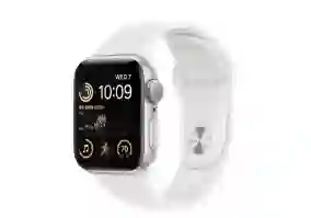 Смарт-часы Apple Watch SE 2 GPS 40mm Silver Aluminum Case with White Sport Band - M/L (MNTC3)