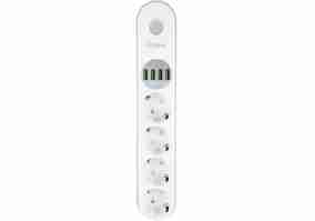 Мережевий фільтр / подовжувач Gelius Pro PowerStrip G-Power GP-PS-001 4р 2м 4USB White (88635)