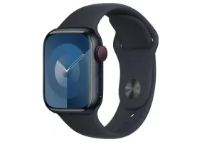 Смарт-часы Apple Watch Series 9 GPS + Cellular 41mm Midnight Alu. Case w. Midnight Sport Band - S/M (MRHR3)