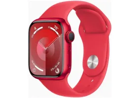 Смарт-годинник Apple Watch Series 9 GPS + Cellular 45mm PRODUCT RED Alu. Case w. PRODUCT RED S. Band - M/L (MRYG3)