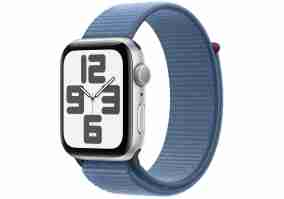 Смарт-часы Apple Watch SE 2 GPS 40mm Silver Aluminium Case with Winter Blue Sport Loop (MRE33)