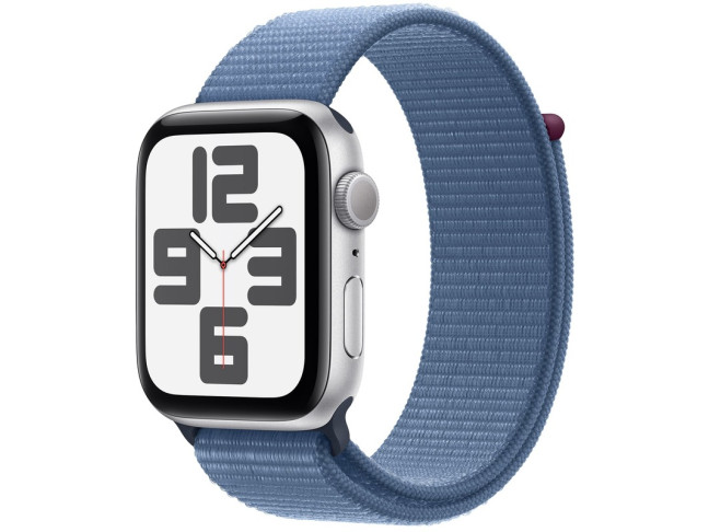 Смарт-часы Apple Watch SE 2 GPS 40mm Silver Aluminium Case with Winter Blue Sport Loop (MRE33)