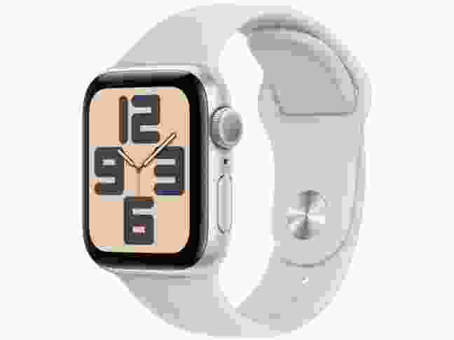 Смарт-годинник Apple Watch SE 2 GPS 44mm Starlight Aluminium Case with Starlight Sport Band M/L (MRE53)