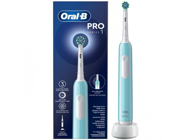 Електрична зубна щітка Braun Oral-B PRO1 D305.513.3 Caribbean Blue