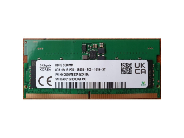 Память для ноутбуков SK hynix 8 GB SO-DIMM DDR5 4800 MHz (HMCG66MEBSA095N)