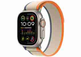 Смарт-часы Apple Watch Ultra 2 GPS + Cellular 49mm Titanium Case with Orange/Beige Trail Loop - M/L (MRF23)