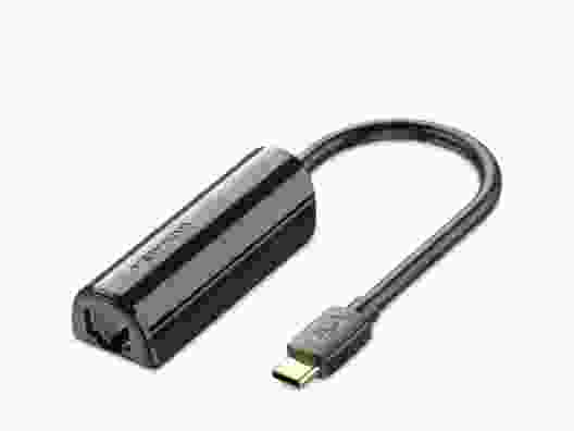 Сетевая карта Vention USB-C to Gigabit Ethernet Adapter Black (CFBBB)