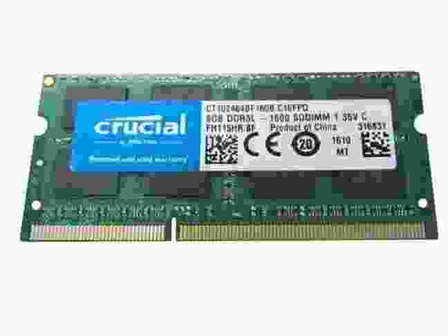 Модуль пам'яті Crucial 8 GB SO-DIMM DDR3L 1600 MHz (CT102464BF160B.C16FPD)