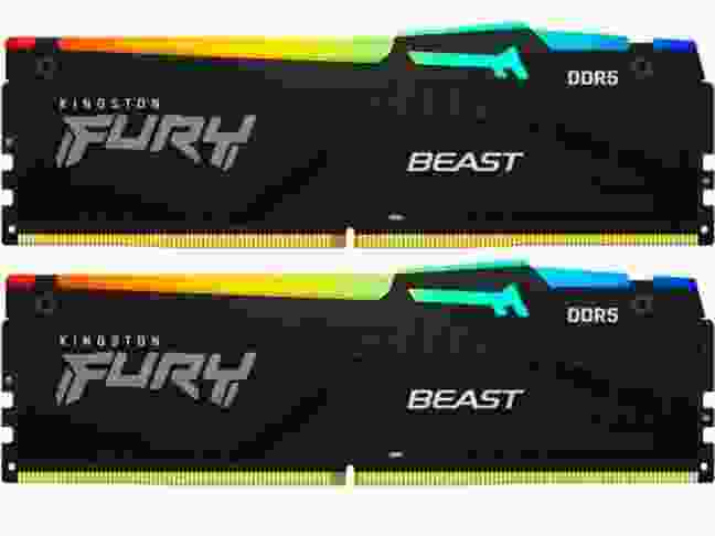 Модуль памяти Kingston FURY 16 GB (2x8GB) DDR5 5200 MHz Beast RGB EXPO (KF552C36BBEAK2-16)