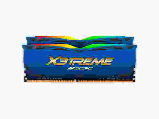 Память для настольных компьютеров OCPC 16 GB (2x8GB) DDR4 3600 MHz X3 RGB Blue Label (MMX3A2K16GD436C18BU)