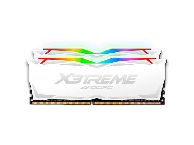 Память для настольных компьютеров OCPC 16 GB (2x8GB) DDR4 3600 MHz X3 RGB White (MMX3A2K16GD436C18W)