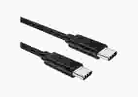 Кабель USB Type-C Choetech USB Type-C to USB Type-C 2m Black (CC0003)