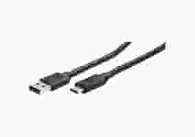 Кабель  KINGDA USB 3.1 AM/CM 1.5м Black (KDUSBC3002-1.5M)