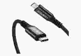 Кабель USB Type-C Choetech USB Type-C to USB Type-C PD 100W 2m Black (XCC-1007)