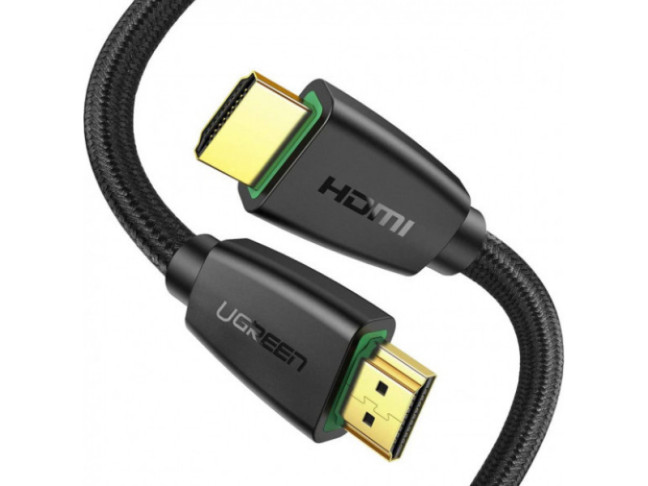 Кабель  UGREEN HD118 HDMI to HDMI v2.0 UltraHD 4K 3D Braided 5 m Black (40412)