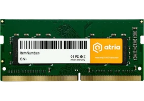 Пам'ять для ноутбуків ATRIA 8 GB SO-DIMM DDR4 2666 MHz (UAT42666CL19SK1/8)