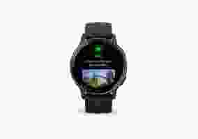 Смарт-часы Garmin vivoactive 5 Slate Aluminum Bezel with Black Case and Silicone Band (010-02862-10)