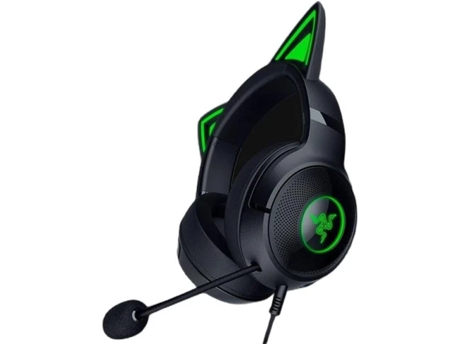 Комп'ютерна гарнітура Razer Kraken Kitty V2 Black (RZ04-04730100-R3M1)