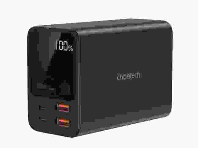 Зовнішній акумулятор (павербанк) Choetech B635 2xUSB-C PD100W, 2xUSB-A QC22W 27000mAh Black (B635-BK)