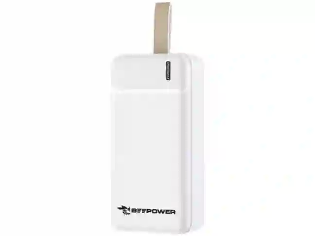 Внешний аккумулятор (павербанк) BeePower 30000 mAh White (BP-30_VW)