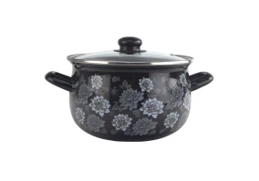 Кастрюля GUSTO Лепестки ночи 24 см 5.7 л (GT-T-124-LN)