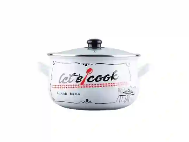 Кастрюля GUSTO Lets cook 22 см 5.1 л (GT-T-122-LCW)