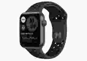 Смарт-часы Apple Watch Nike SE GPS + Cellular 44mm Space Gray A. Case w. Anthracite/Black Nike S. Band (MKRX3)