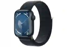 Смарт-годинник Apple Watch Series 9 GPS + Cellular 41mm Midnight Alu. Case w. Midnight Sport Loop (MRHU3)